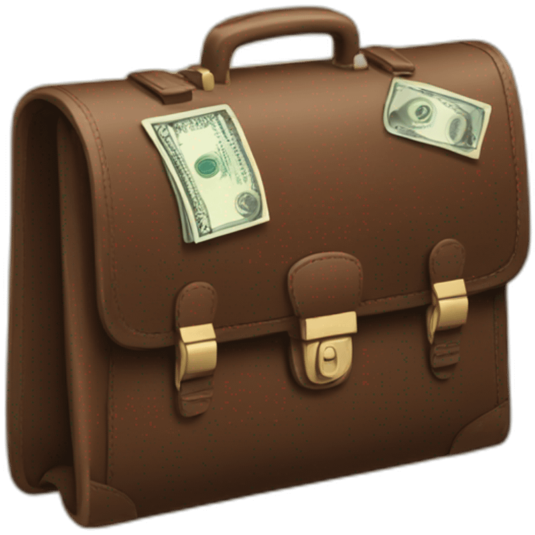 briefcase money emoji