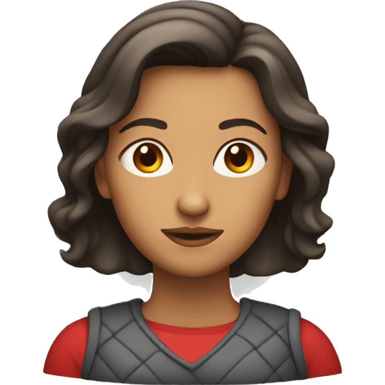 Mujer con pelo rojo  emoji