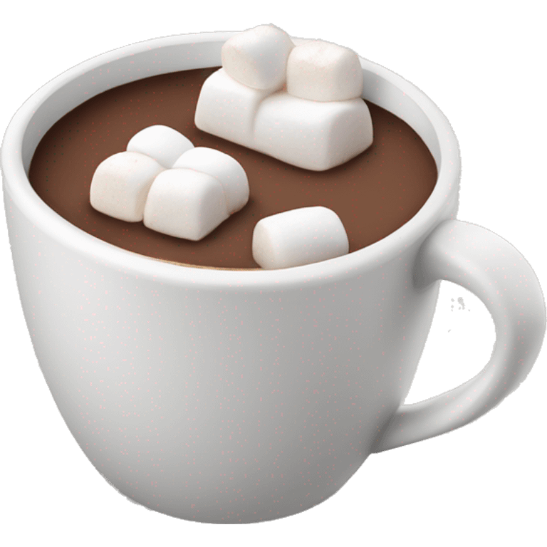 hot chocolate with marshmallows emoji