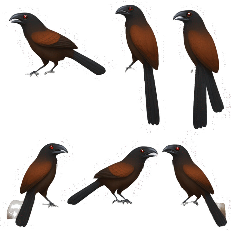 Greater coucal emoji