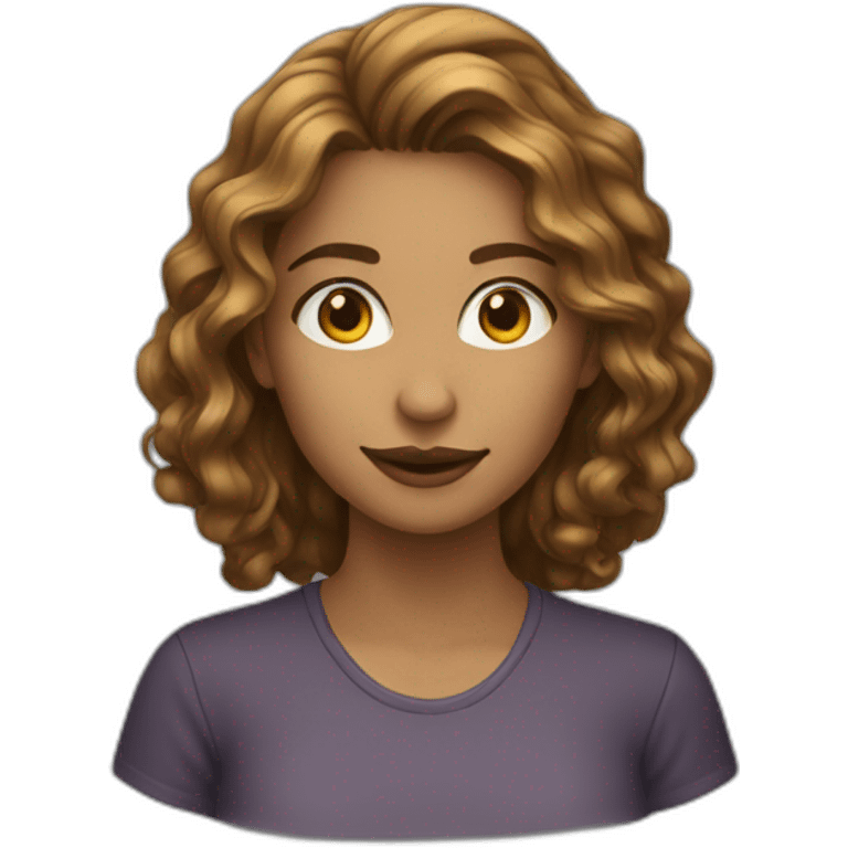 wavy-hair-young-adult-female emoji