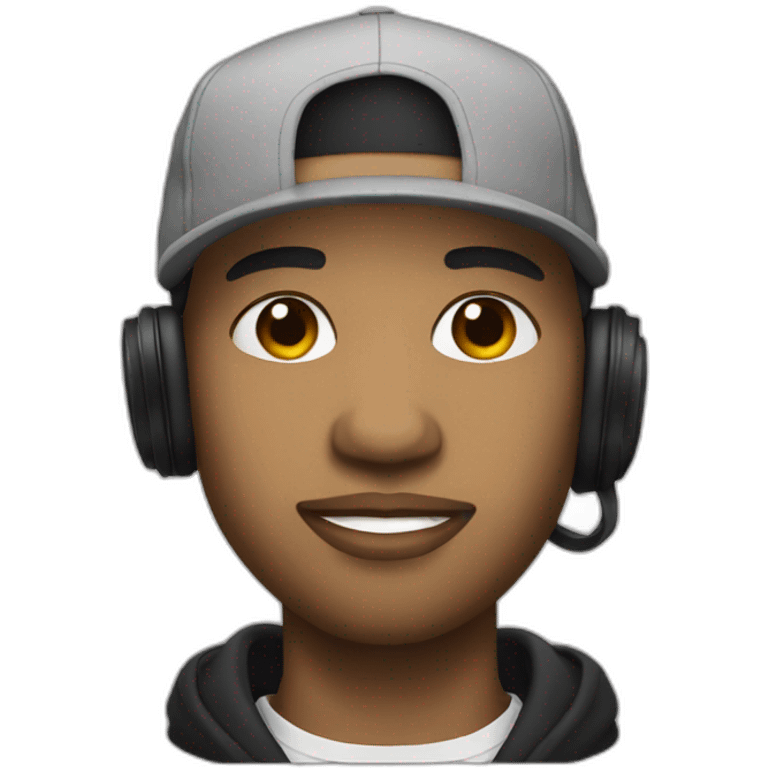 rapper mixed race emoji