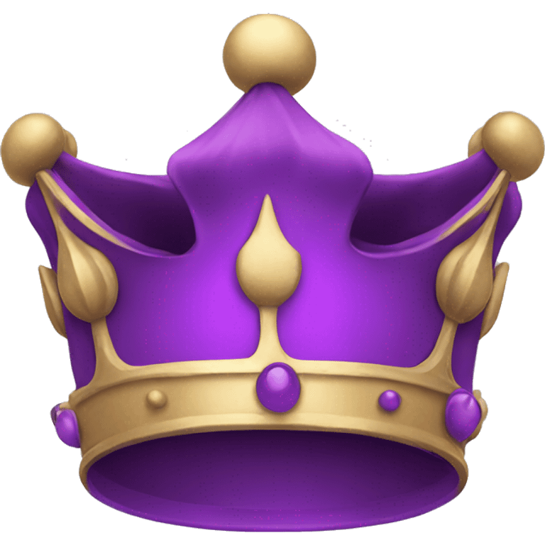 crown in violet emoji