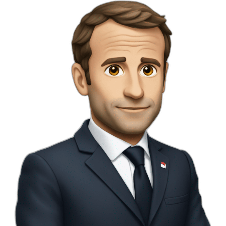 Macron fait dodo emoji