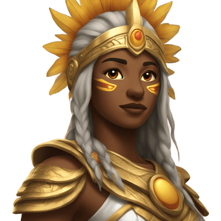 warrior, sun goddes emoji