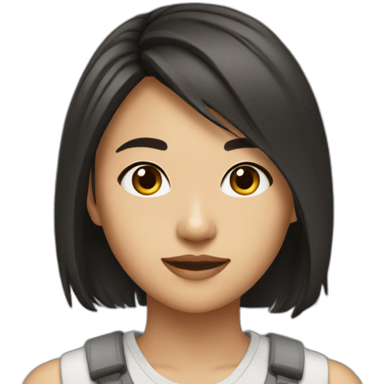 Asian Girl Crush emoji