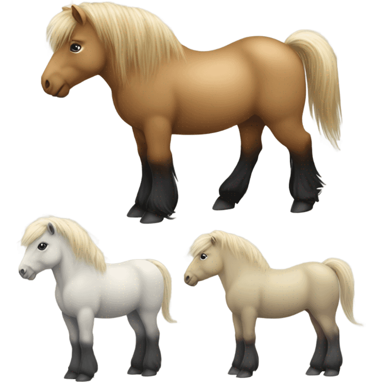 Shetland pony emoji