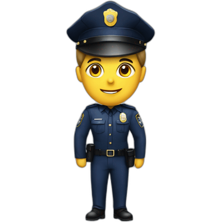 Policier en tutu emoji