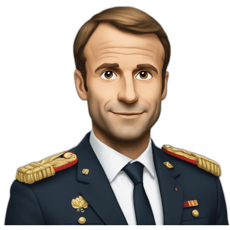 Macron sur Brigitte emoji