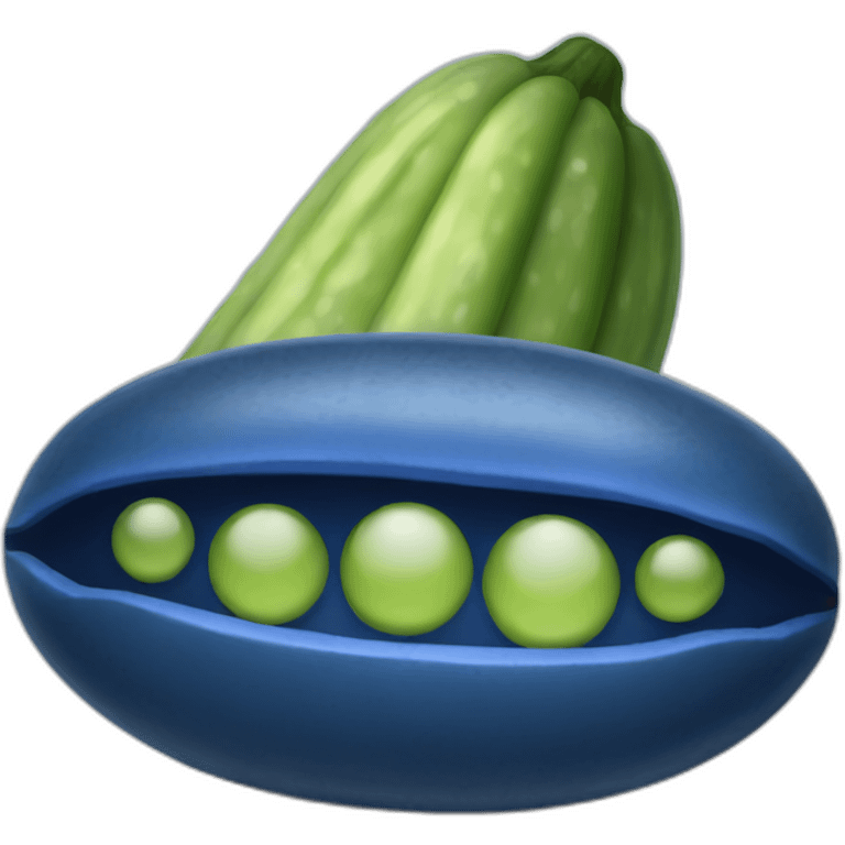 blue-pickle emoji