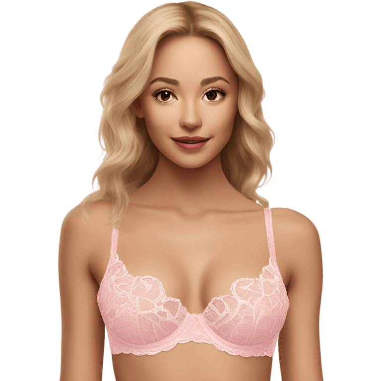 pink lace bra emoji