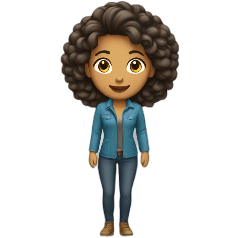 Mujer de pelo colorado emoji