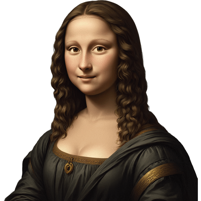 smiling girl in fine art emoji