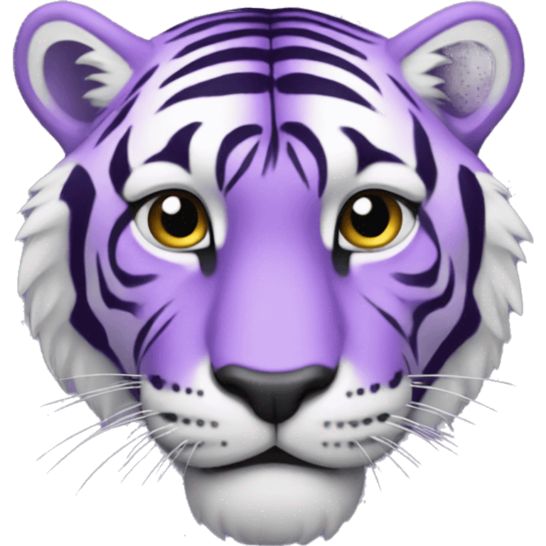 Purple tiger emoji