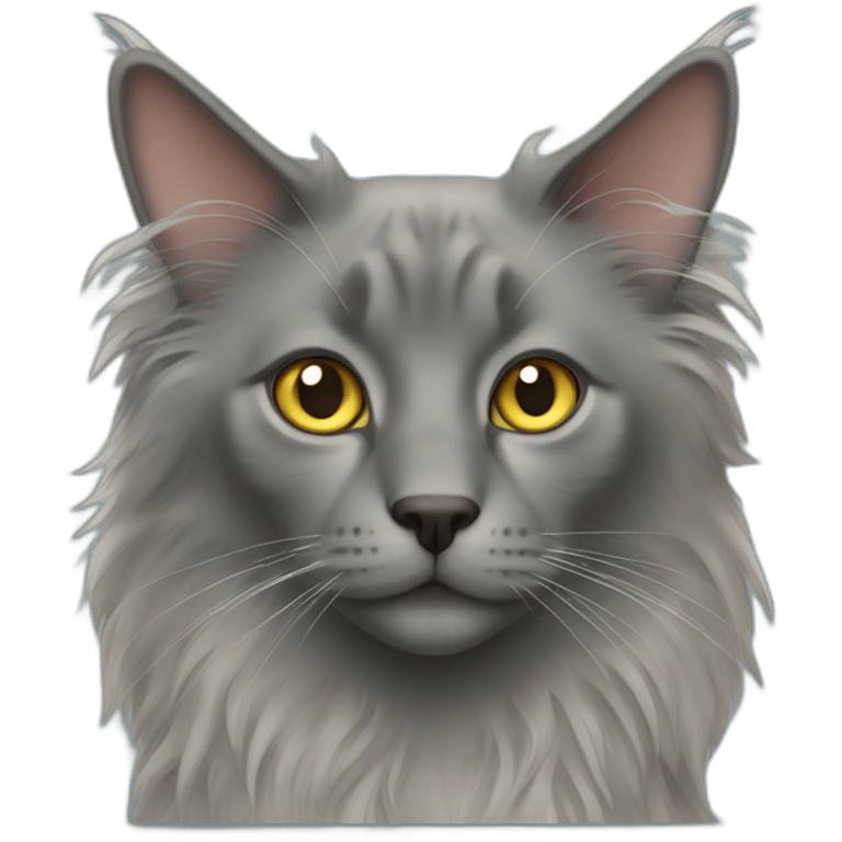 Nebelung cat emoji