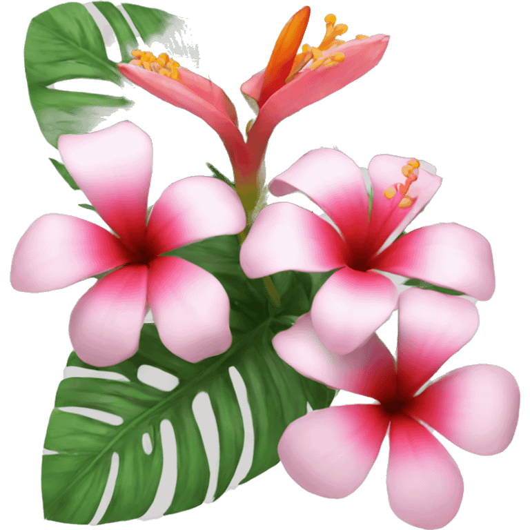 Tropical flowers emoji