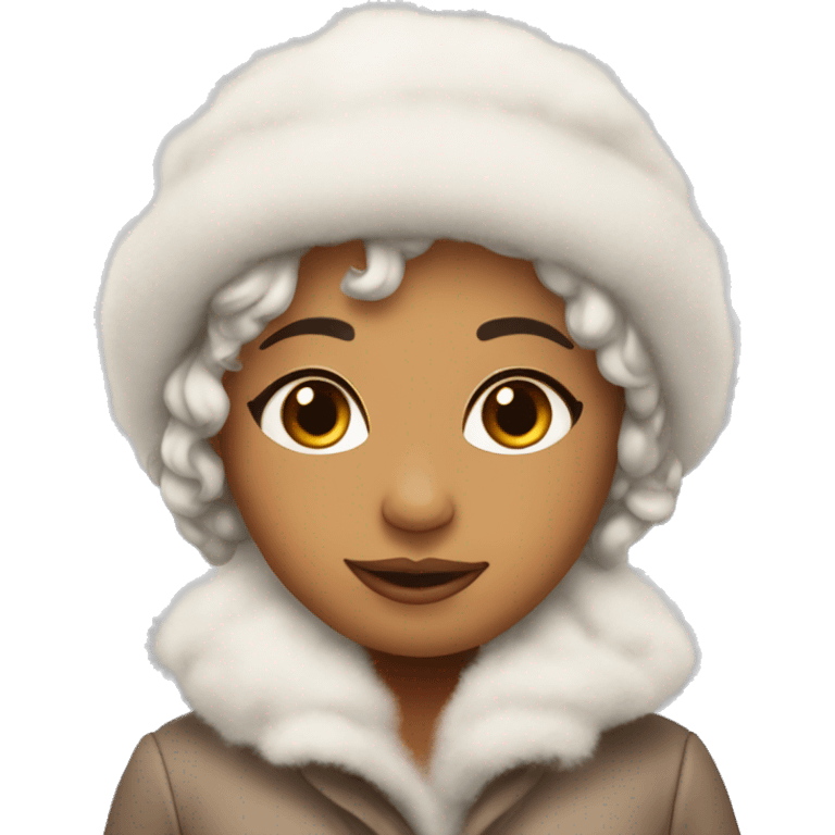 cute winter coquette  emoji