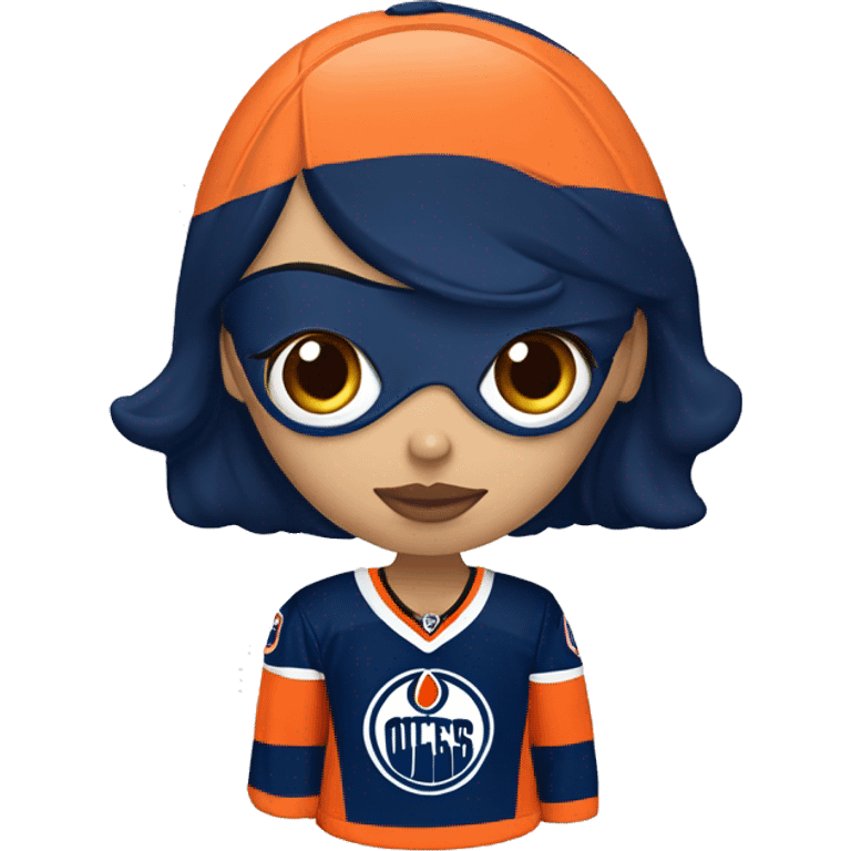 Me as an Edmonton oilers nhl female fan emoji