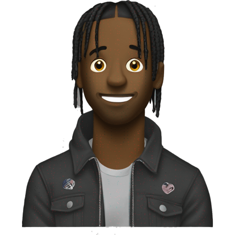 Travis scott fait coucou  emoji