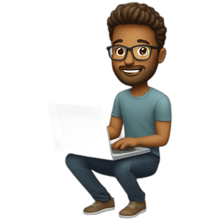 startup-designer-with-laptop emoji