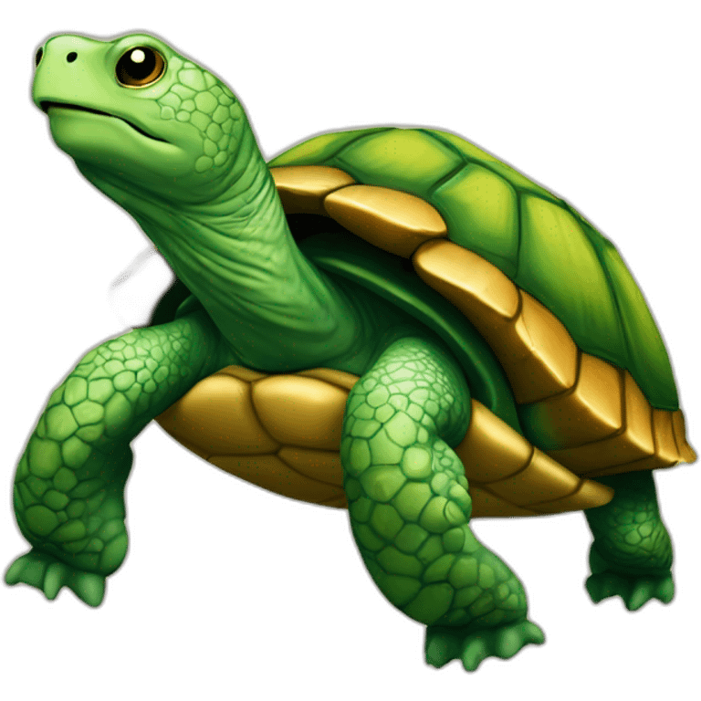 tortue sur tortue emoji