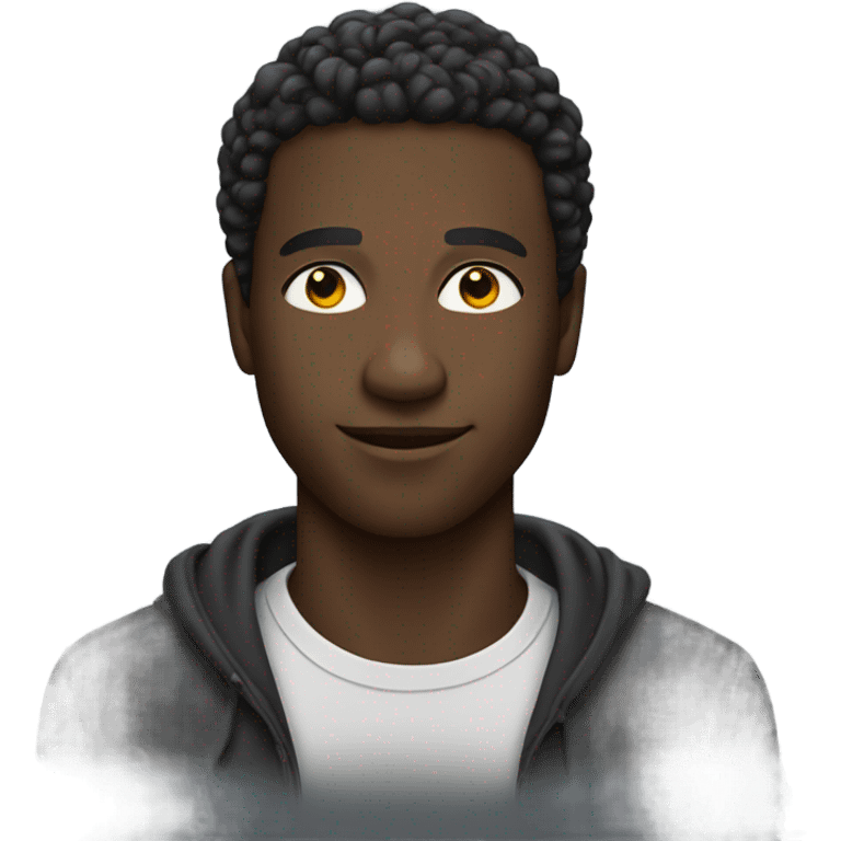 Black man gay emoji