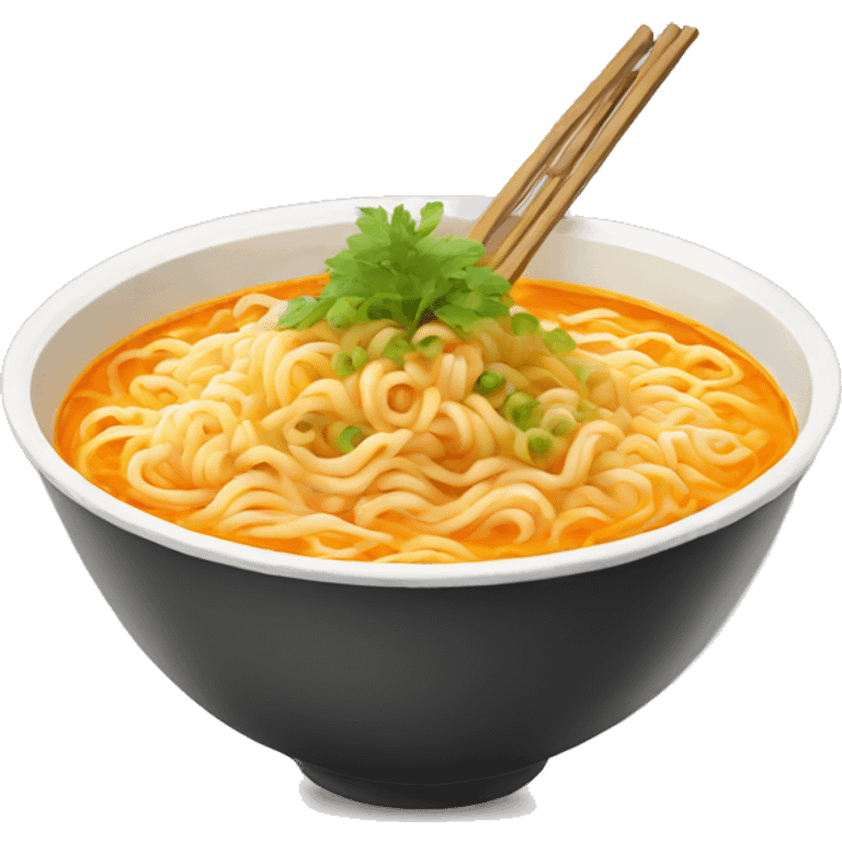 orange ramen emoji