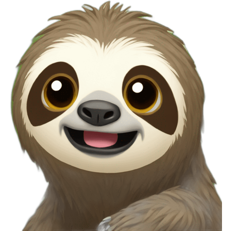 sloth OMG emoji