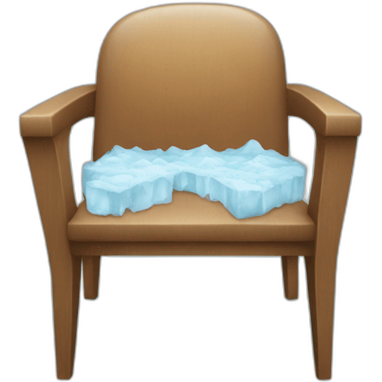 Ice spice as a chair emoji