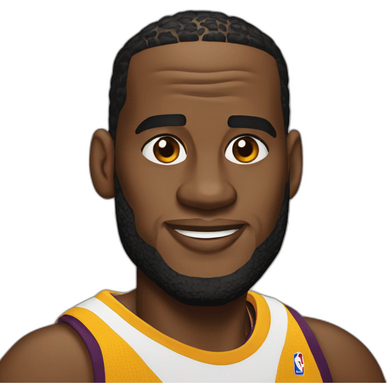 lebron james as tiger emoji