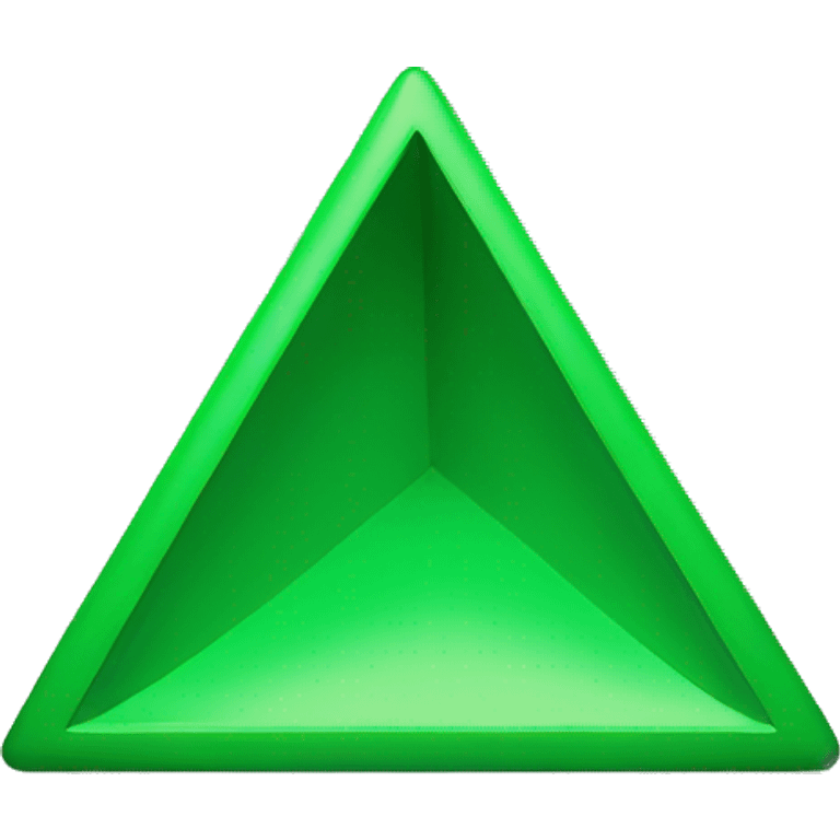 Green triangle  emoji