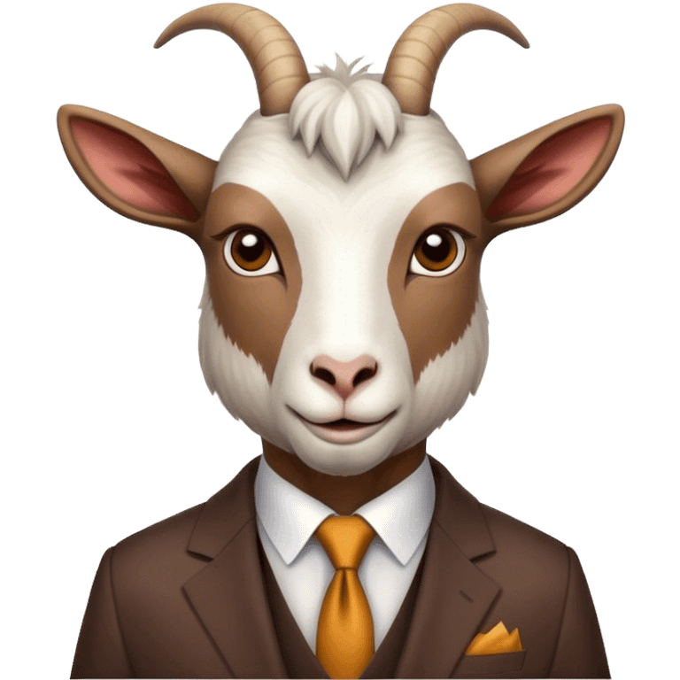 Goat in a suit emoji