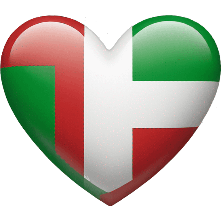 heart as italy flag emoji