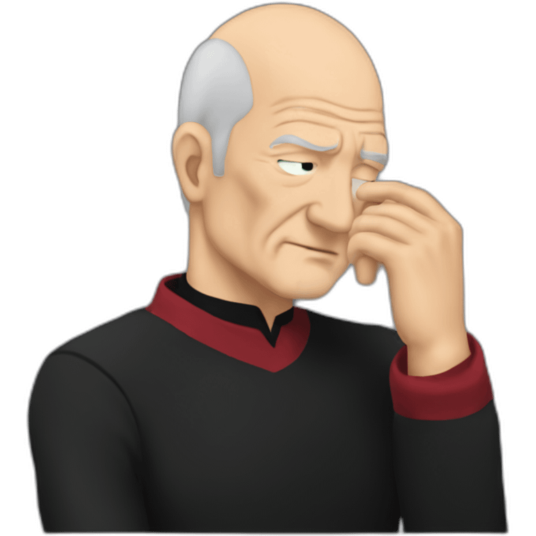 Picard facepalm emoji