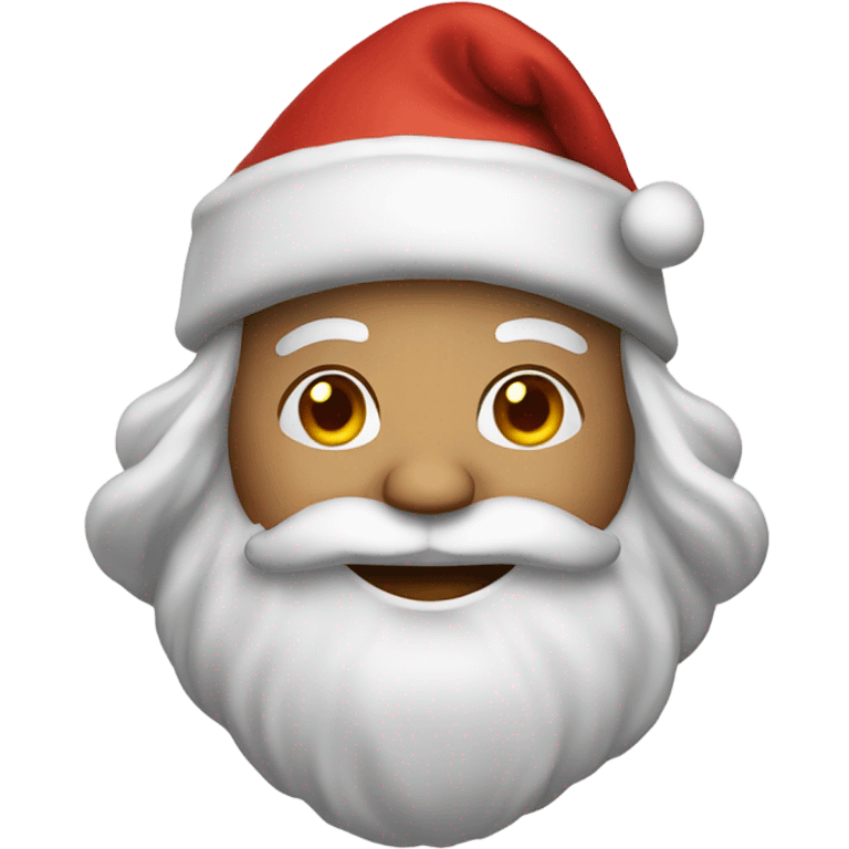 Santa smiling emoji