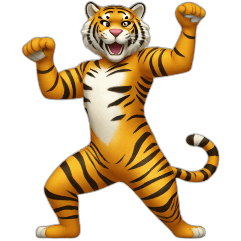 Tigre qui danse emoji