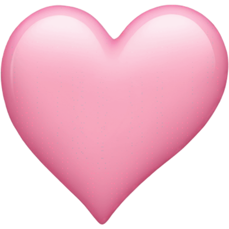 Baby pink heart emoji