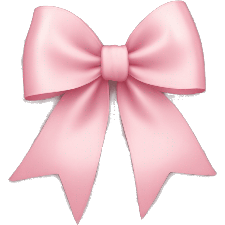 light pink ribbon bow emoji