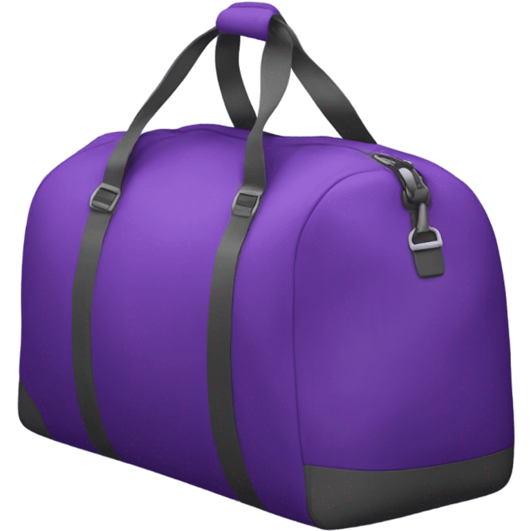 Duffle bag purple  emoji