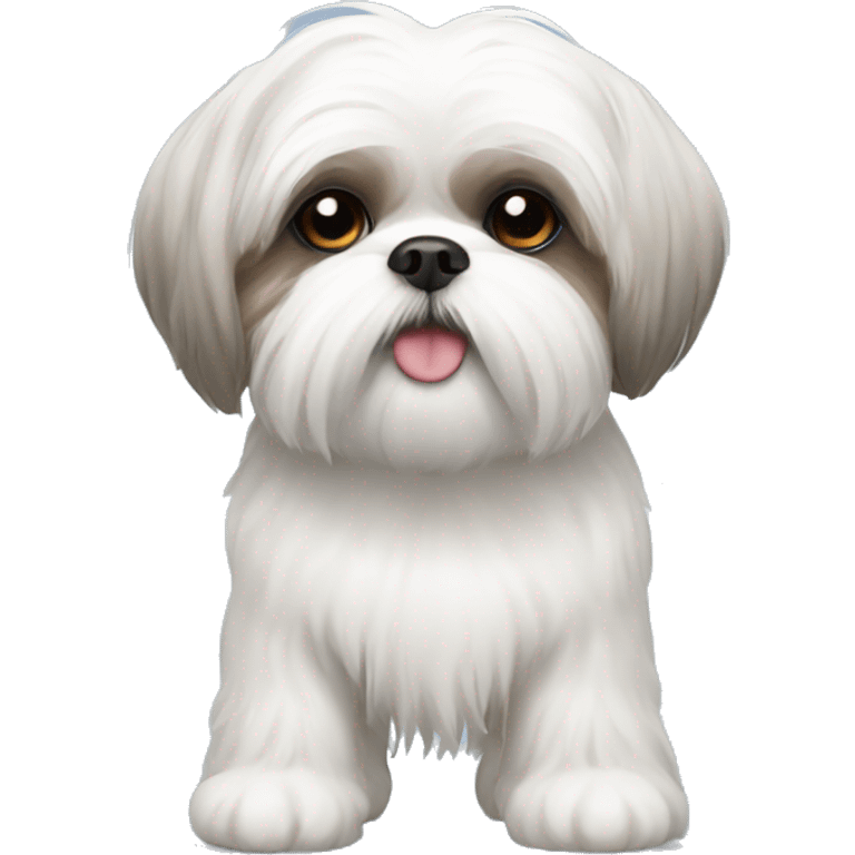 White shih tzu emoji