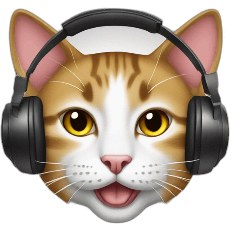 Dj cat emoji