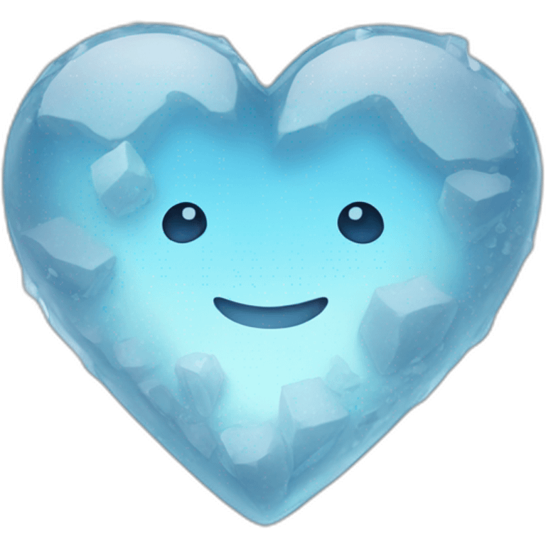 Ice cœur  emoji