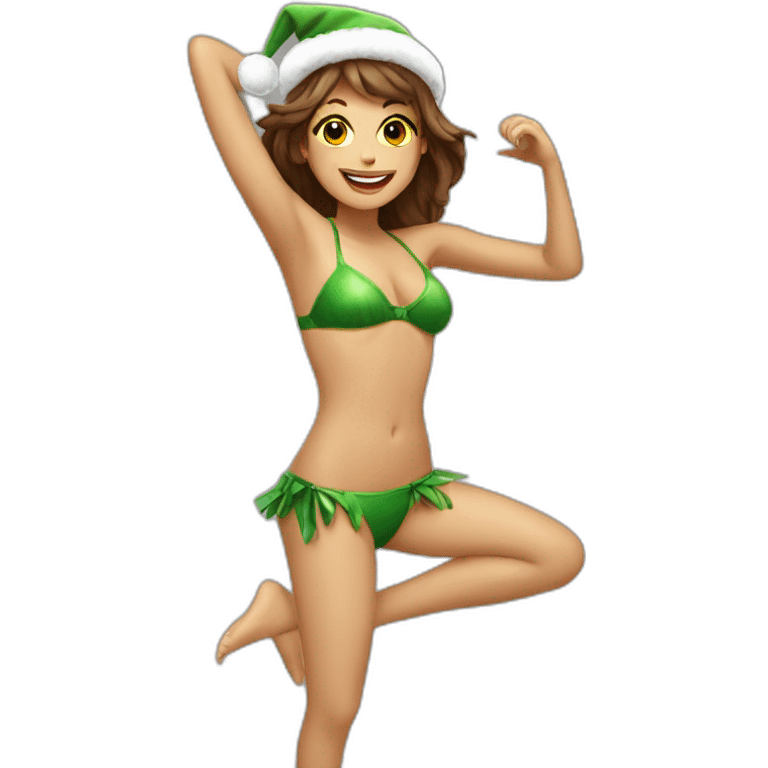 dancing-christmas-bikini-full-body emoji