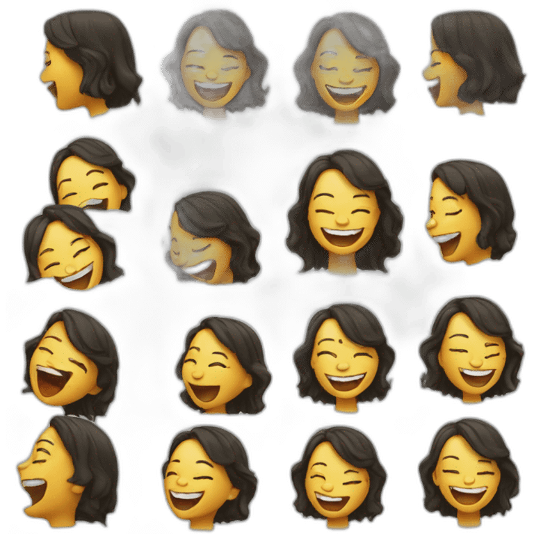 girl laughing emoji