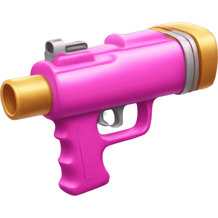 pink Bubble gun emoji