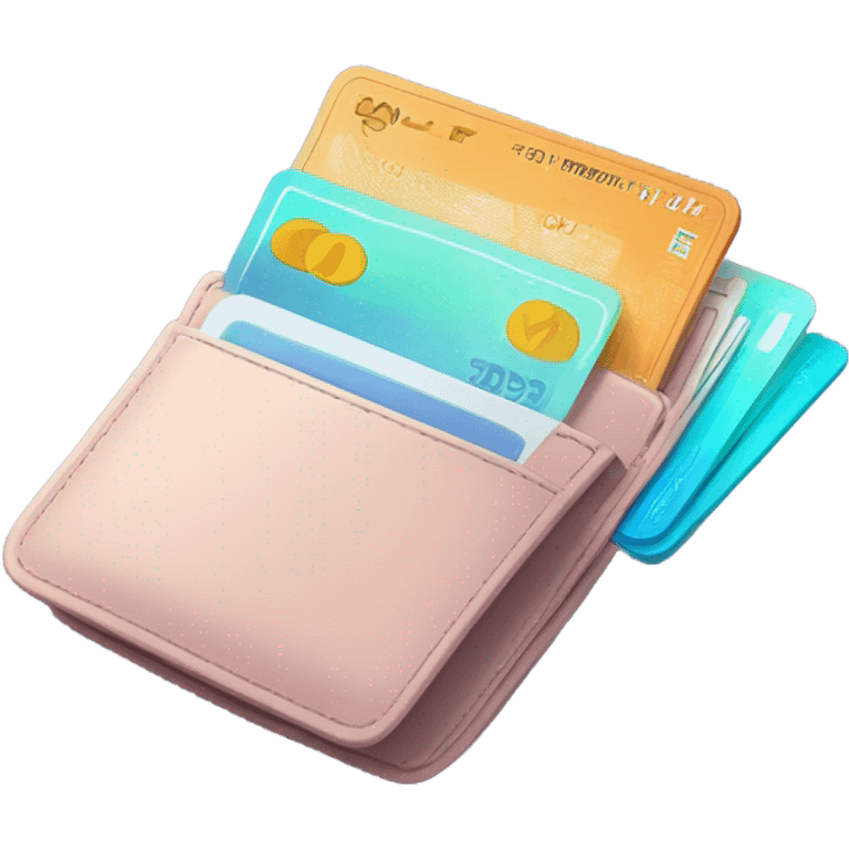 Futuristic LoFi themed stablecoin wallet emoji