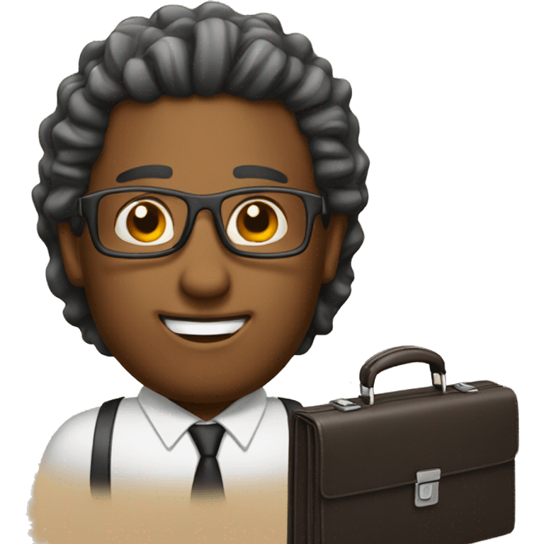 interview briefcase  emoji