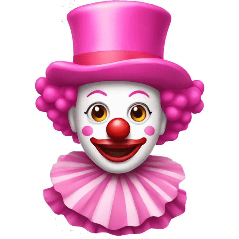 pink Clown emoji