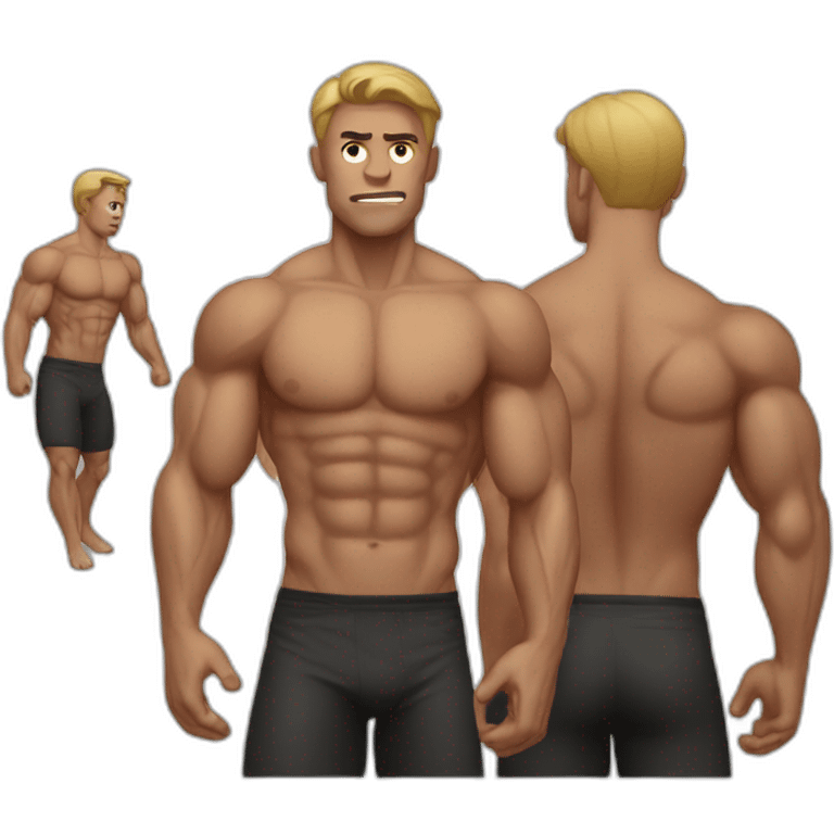 muscular men emoji