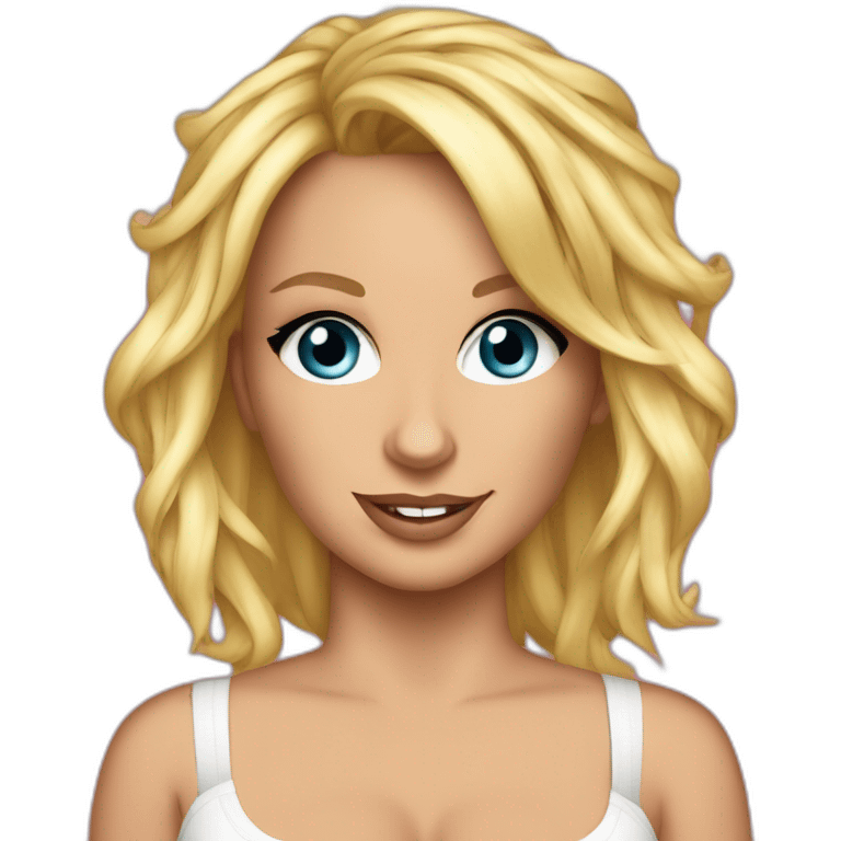 Britney spears in crop top emoji